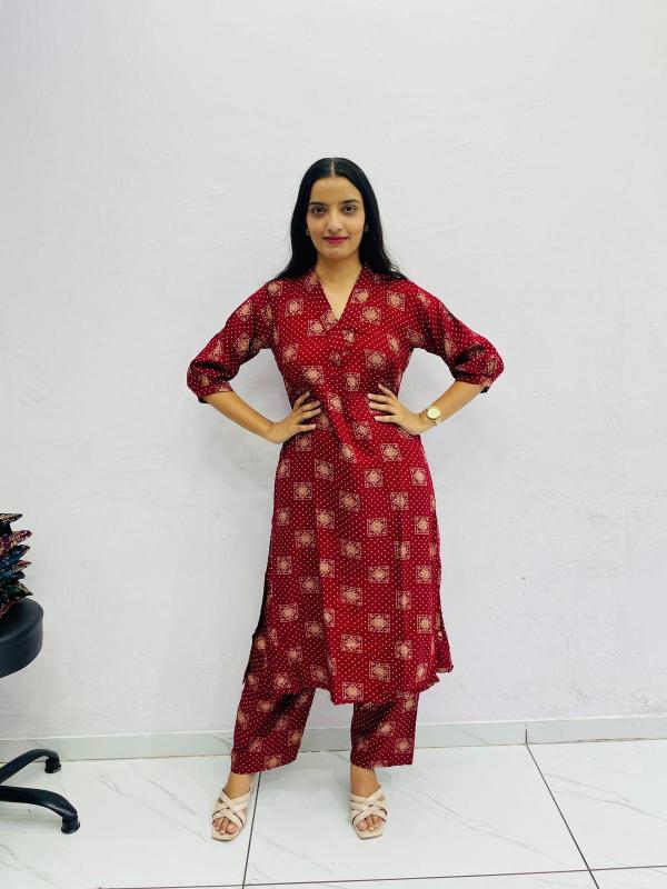Reyon kurti pant kurti manufacturers in india