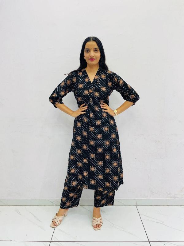 Reyon top bottom ladies kurti manufacturers