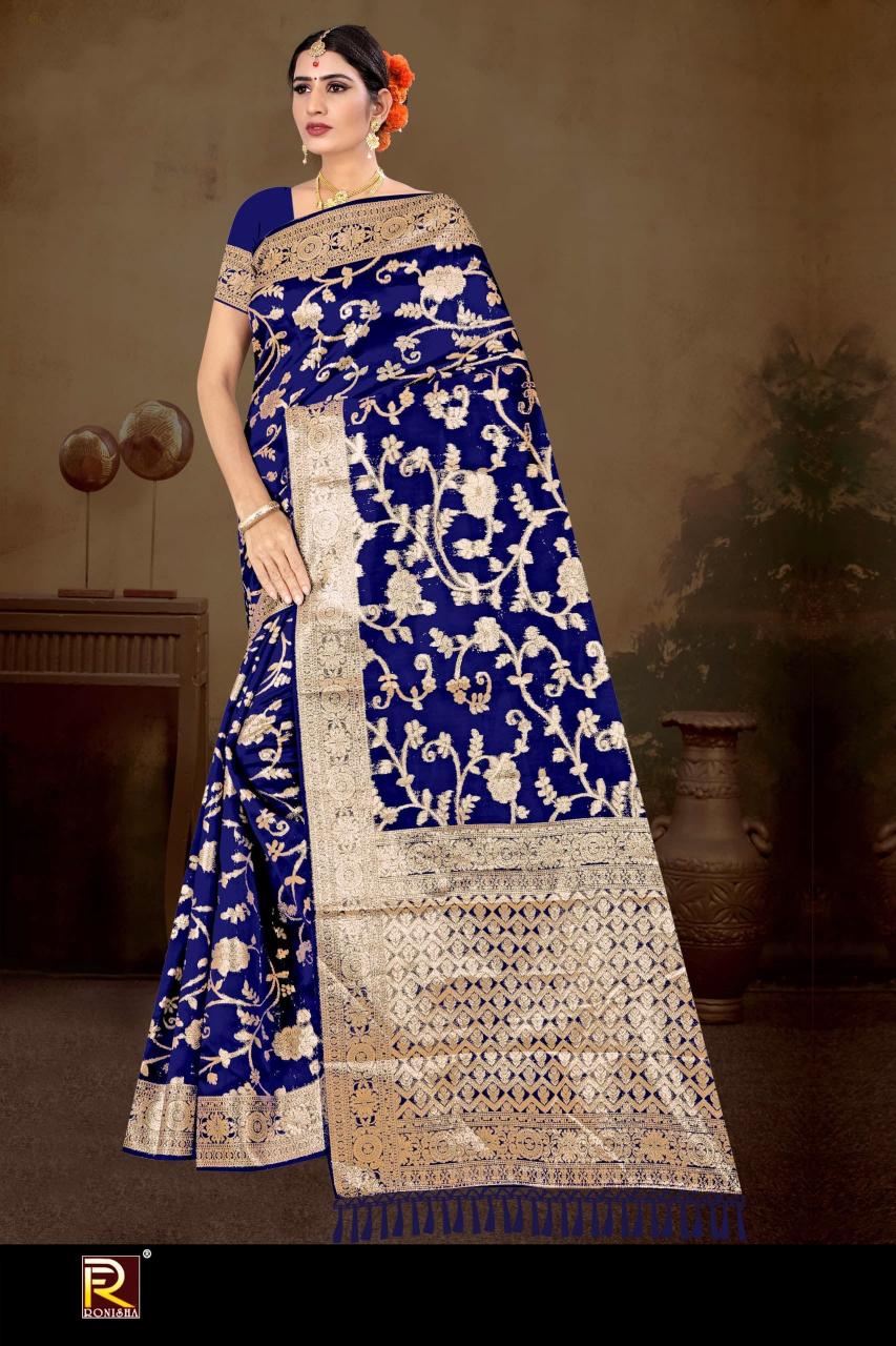 Ronisha fashion banarasi heavy surat wholesale sarees