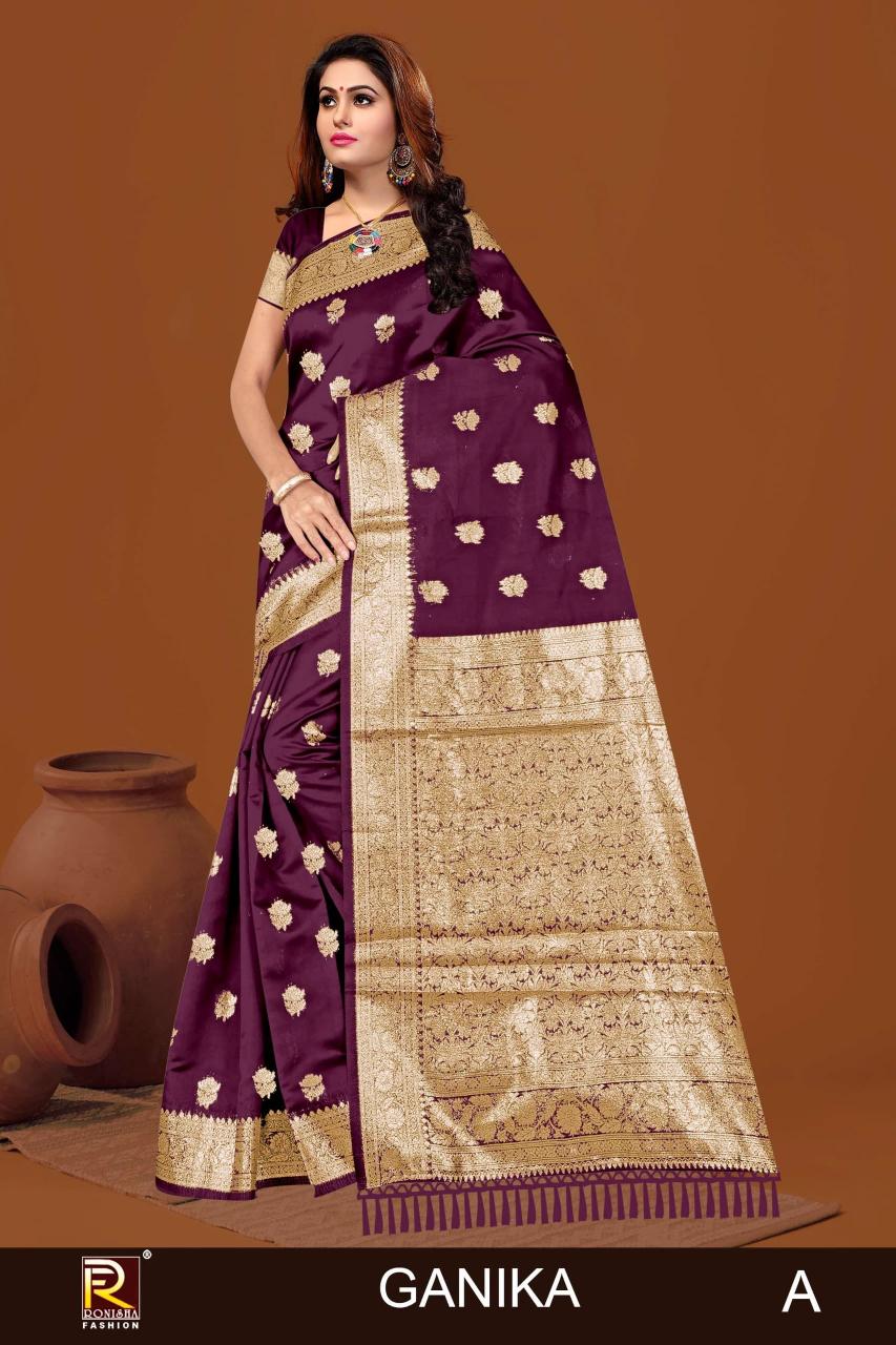 Ronisha fashion banarasi heavy wholesale saree online