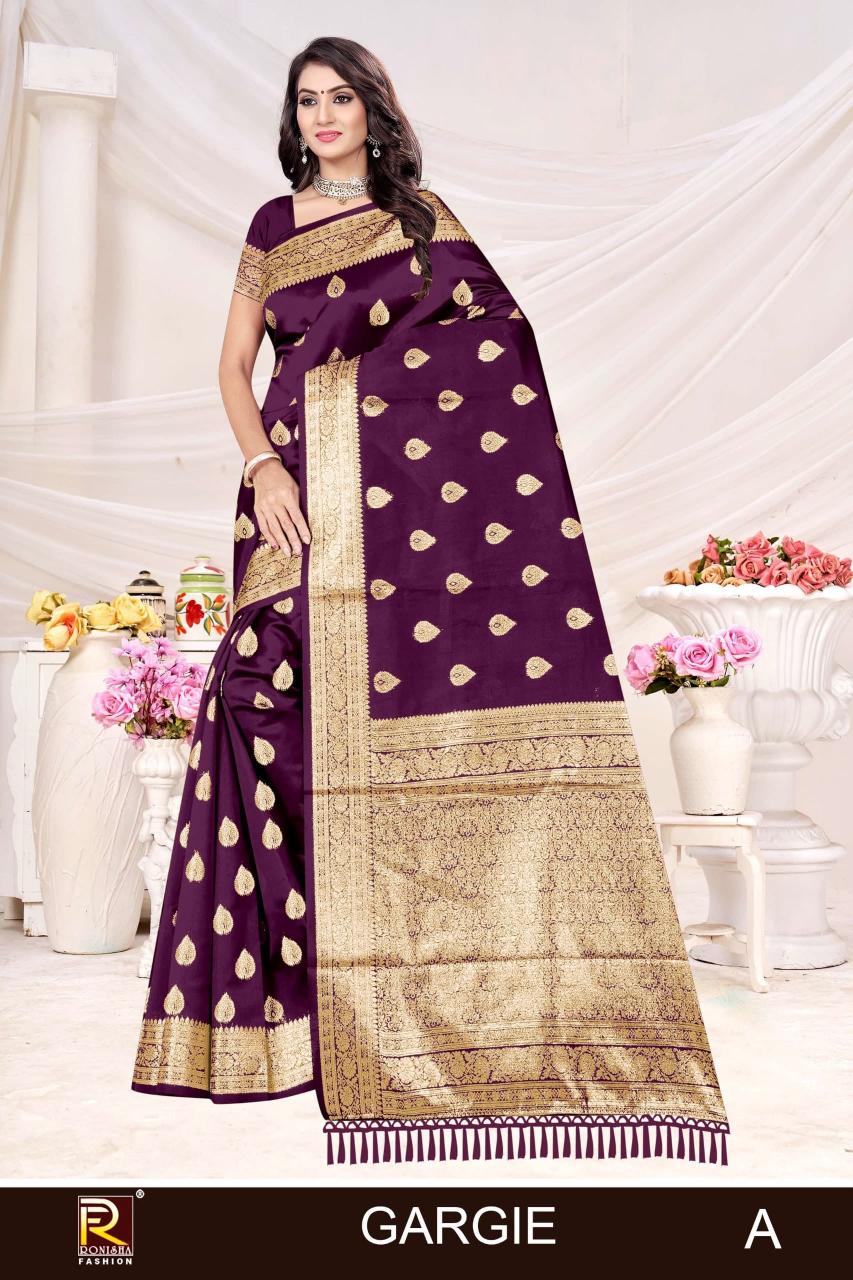 Ronisha fashion new banarasi heavy wholesale saree market in surat with price