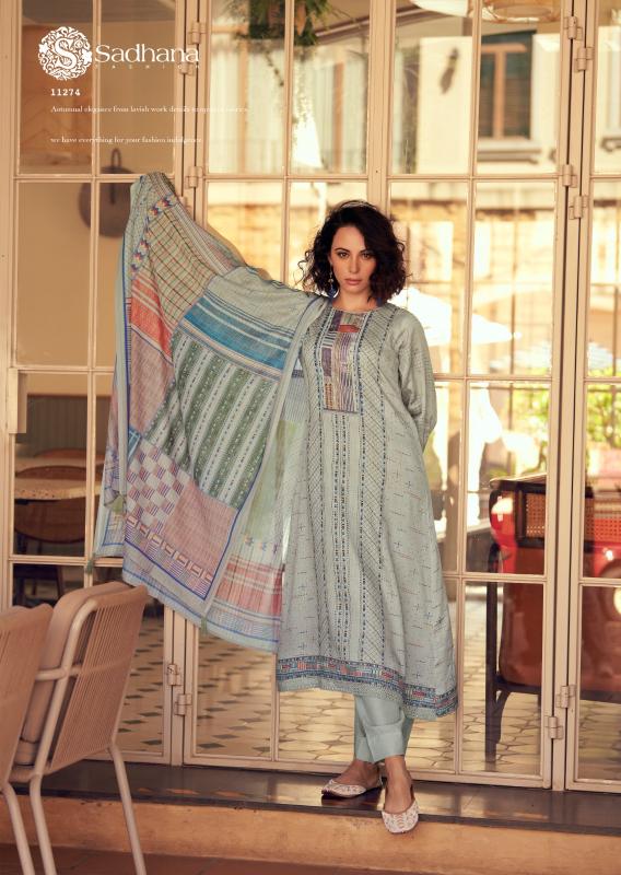 Sadhana fashion gulfidan jaam cotton surat wholesale market dress materials