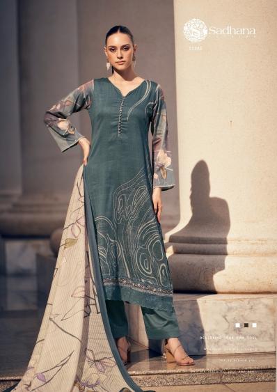 Sadhana fashion zayan jaam cotton sambalpuri dress material wholesale