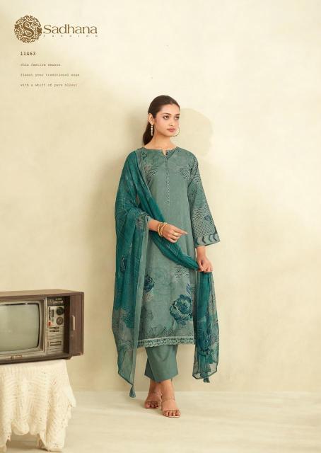 Sadhana fashion zinat lawn cotton wholesale dress materials in surat