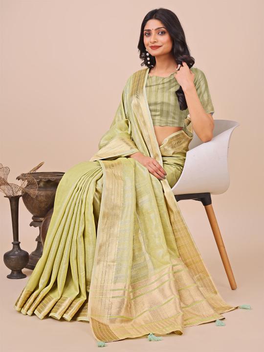 SAHARA by astita fancy designer organza fabric saree wholesale with latkan 