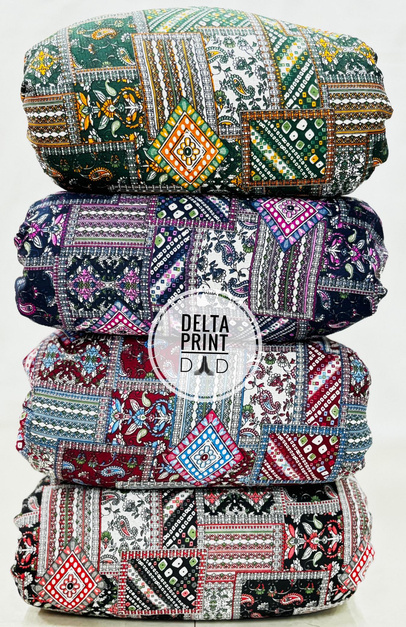 Sajni Delta print Bulk fabric suppliers in Mumbai