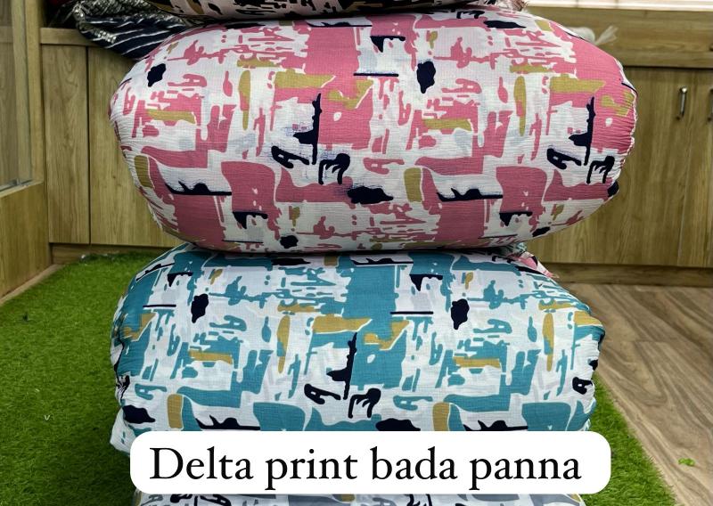 Sajni Delta print Wholesale Designer fabric distributors 