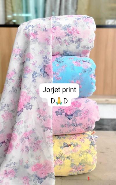 Sajni Georgette print fabrics wholesale