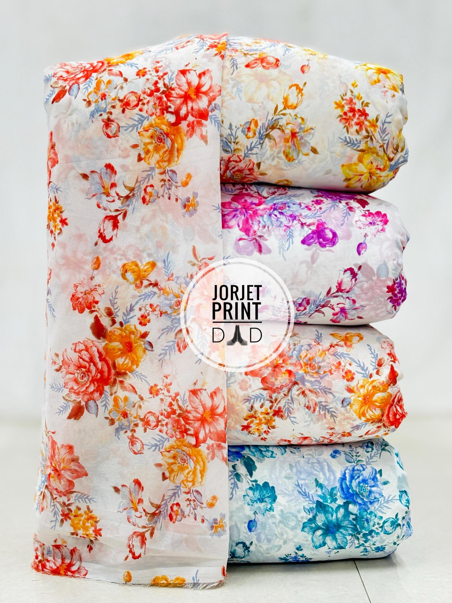Sajni Georgette print Jaipur fabric manufacturers