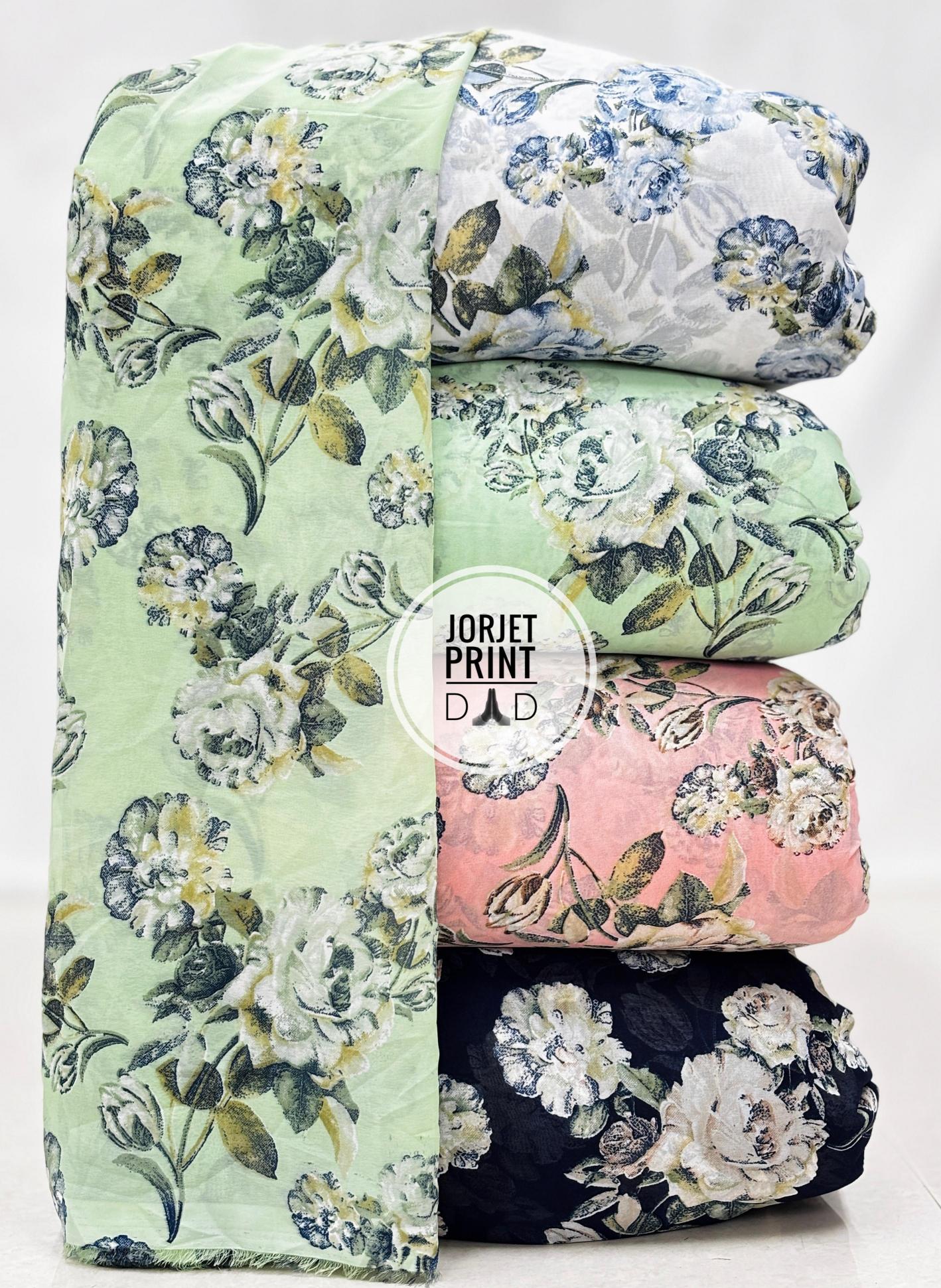 Sajni Georgette print Jaipur fabric suppliers