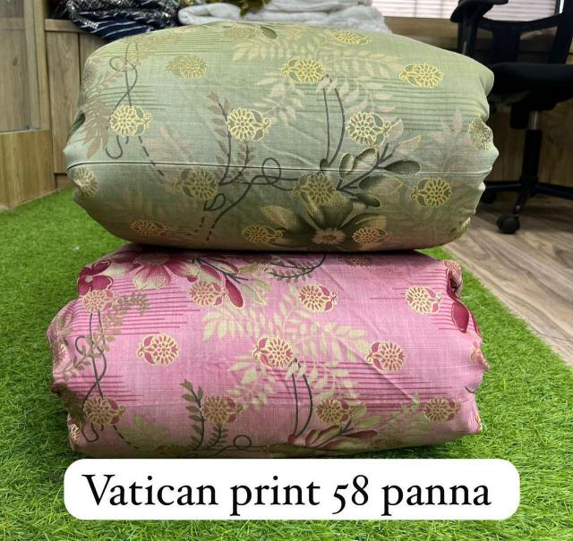 Sajni vatican Print Custom print fabric in bangalore