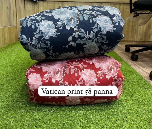 Sajni Vatican print Digital print cotton fabric