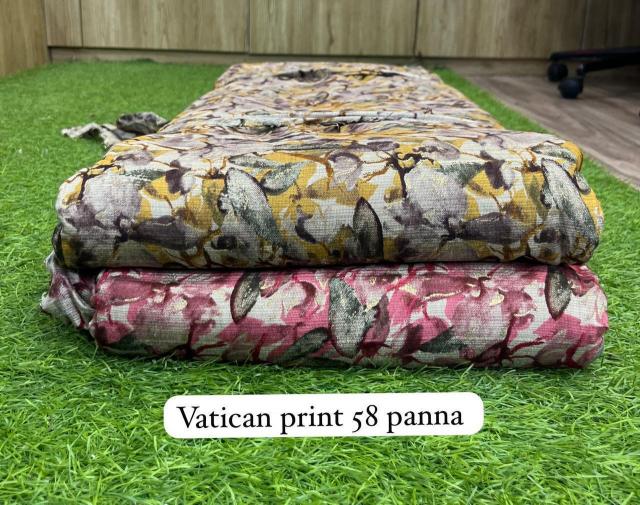 Sajni Vatican print Fabric manufacturers suppliers in India