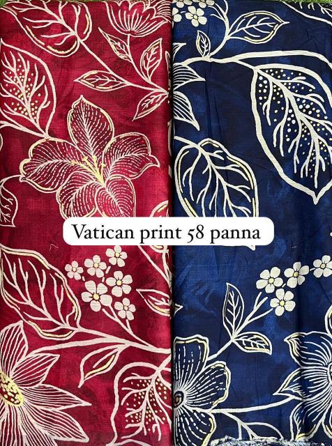 Sajni Vatican print fabric suppliers