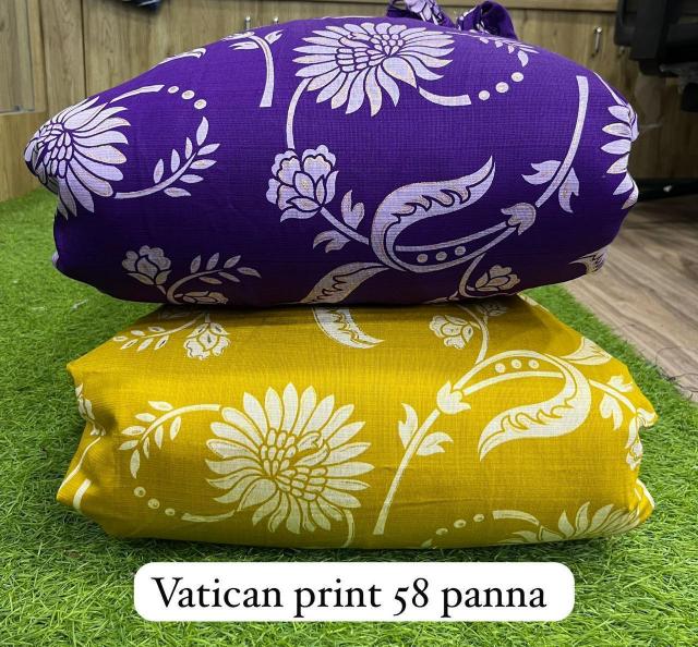 Sajni vatican Printed cotton fabric in bangalore