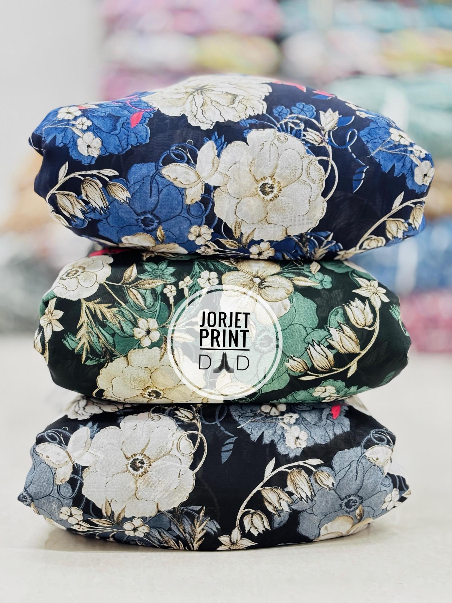 Sajni Wholesale Georgette print fabris delaer in ahemdabad