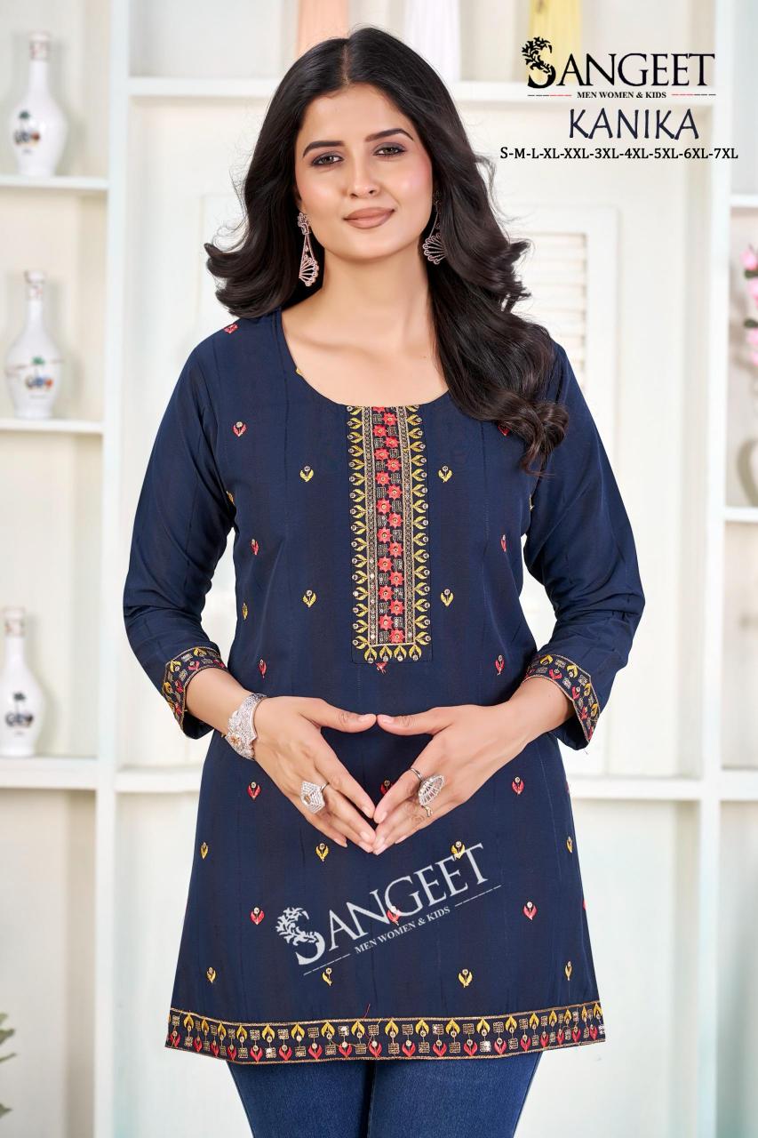 Sangeet kanika rayon bombay pattern kurti manufacturer