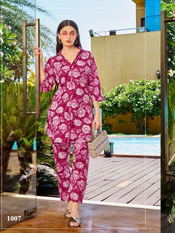 Sankheswer Impex cottan beats vol-2 cottan print coord set branded kurtis manufacturers