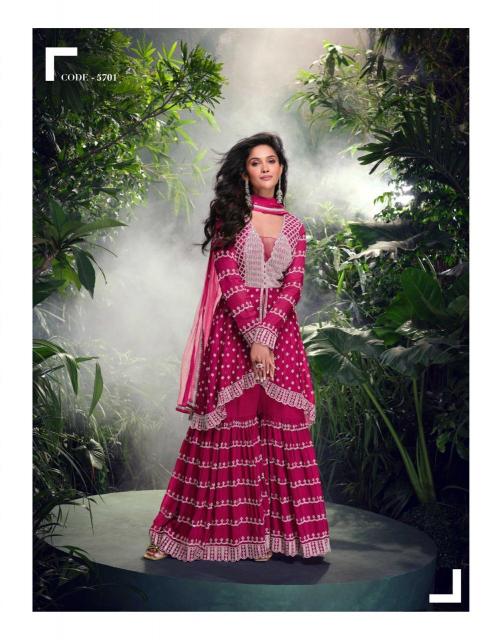 Sayuri designer shivani 5699 series chinon silk pakistani salwar kameez wholesale