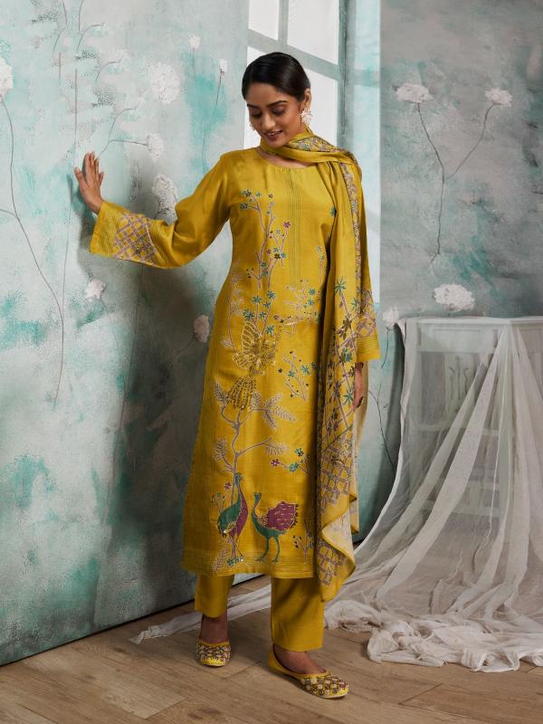 Shivaay eliana muslin digital print dress material wholesale market