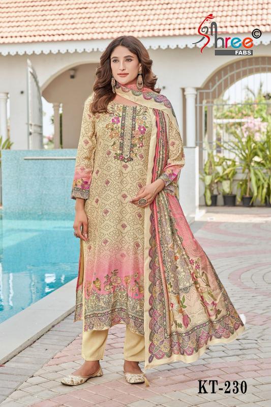 Shree fab viscous maslin digital print dress materials wholesale