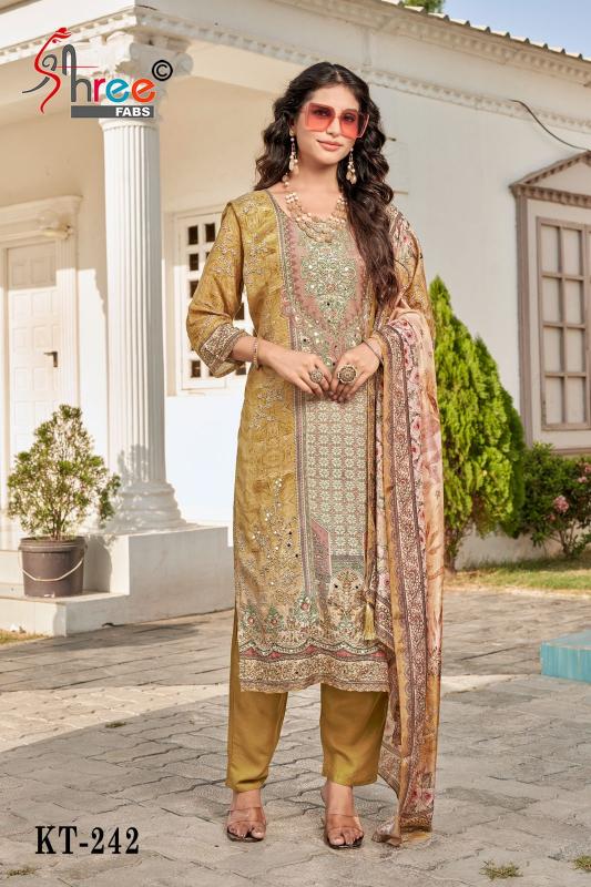Shree fabs viscous Maslin digital print surat dress material wholesale market online