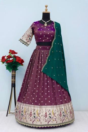 Shree salasar fancy collection tissue silk lehenga choli suppliers