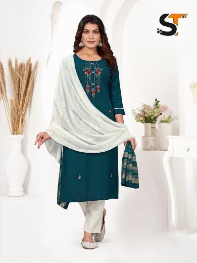 Shree salasar heavy cotton top bottom dupatta wholesale kurti manufacturers