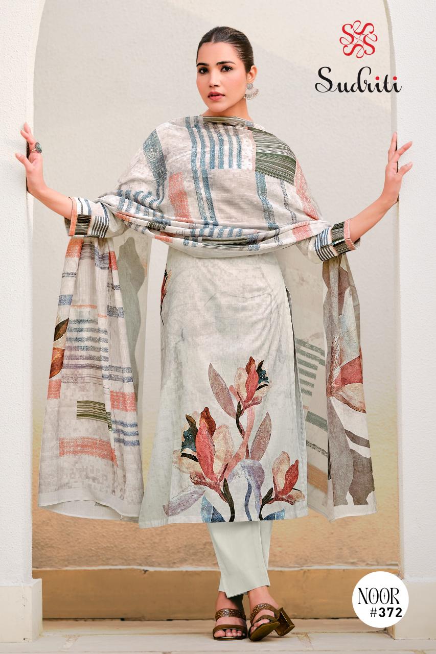 Sudriti noor cotton digital print cotton dress materials wholesale