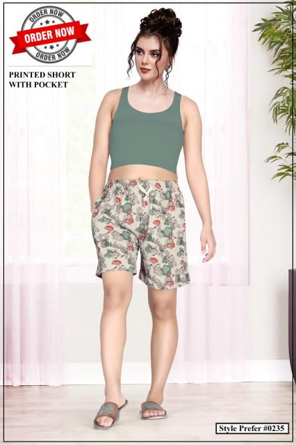 Summer special vol.#AT0235 printed short pocket night suit ladies kurti manufacturer
