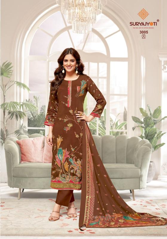 Suryajyoti kaara advance vol 3 jaam satin discharge print sambalpuri dress material wholesale