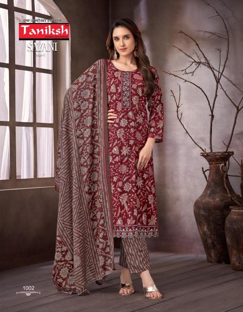 Taniksh sayani vol 1 heavy capsule top bottom dupatta premium kurti manufacturer