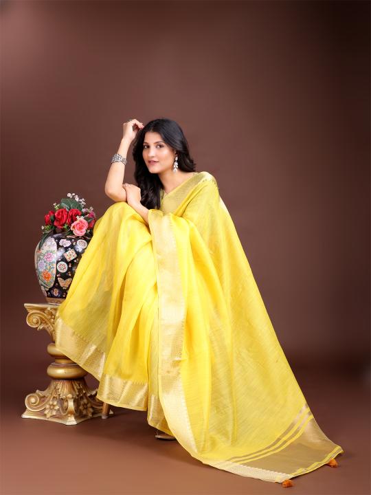 TAYAARI Ready to Wear Saree by astita fancy designer Cotton fabric Ready to Wear saree wholesale with latkan 