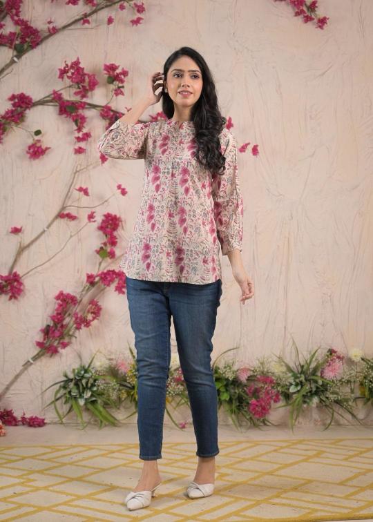 Top tunic cotton short top premium kurti brands