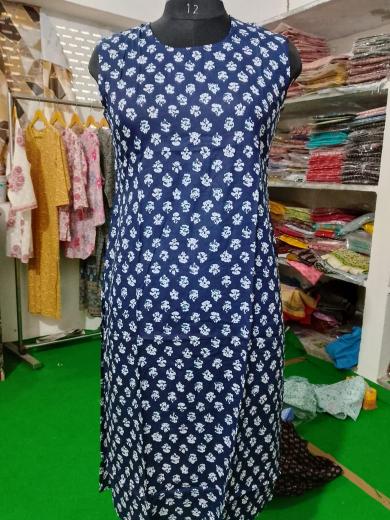Varsha jaipuri half sleeves cotton kurtis manufacturer
