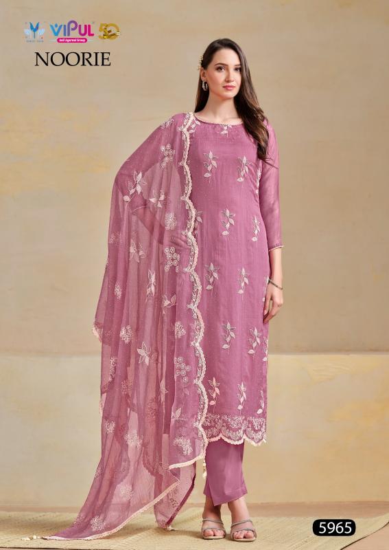 Vipul noorie organza chiffon dress material wholesale with price