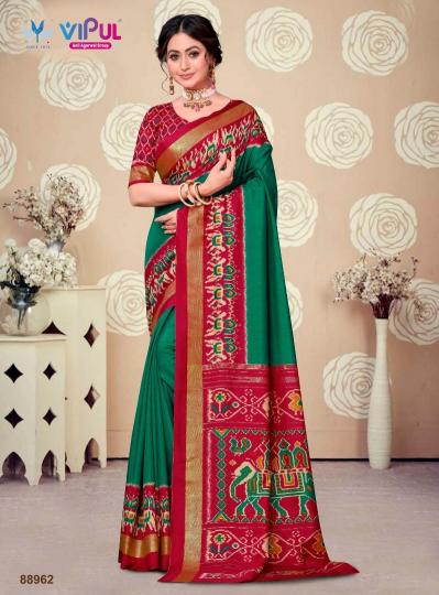 Vipul santosa soft silk wholesale saree online