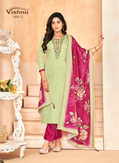 Vishnu muskaan tusser silk butti pranjul dress material wholesale price