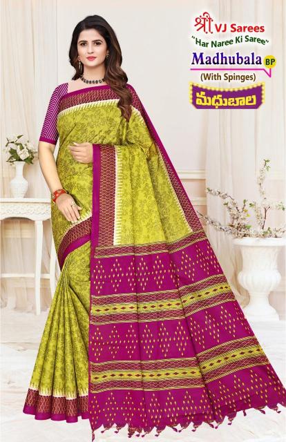 VJ madhubala vol-01 cotton printed surat wholesale sarees