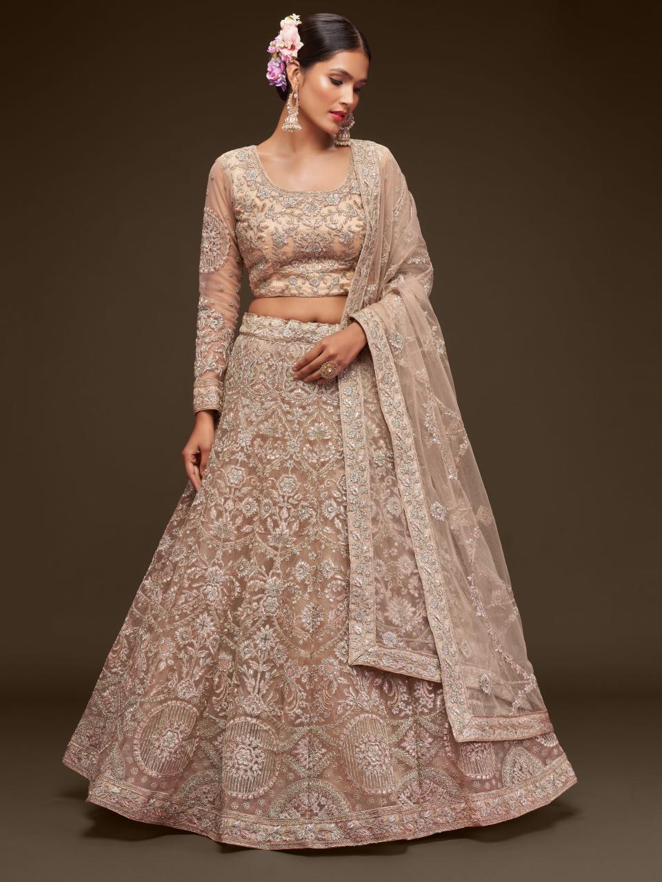 Zeel clothing 7904 Net lehenga choli wholesale in Surat