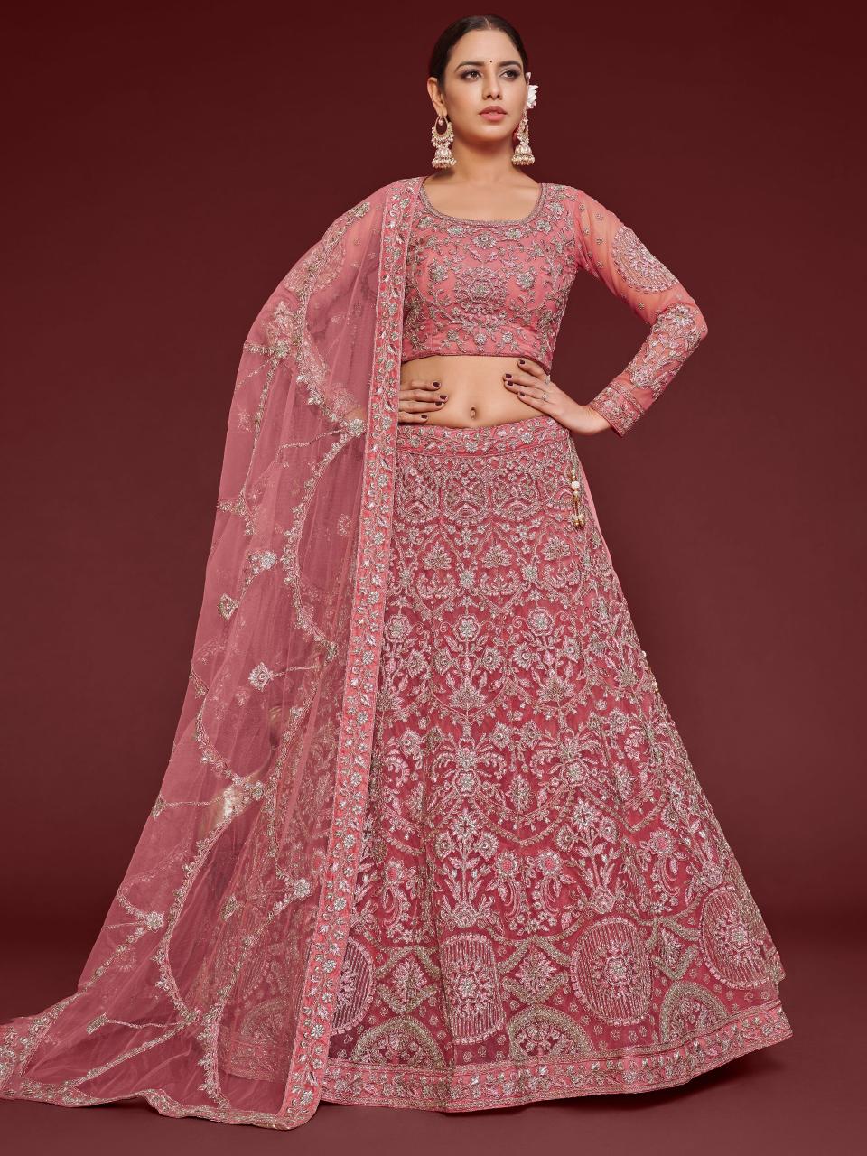 Zeel Clothing 7905 Net Wholesale designer lehenga choli