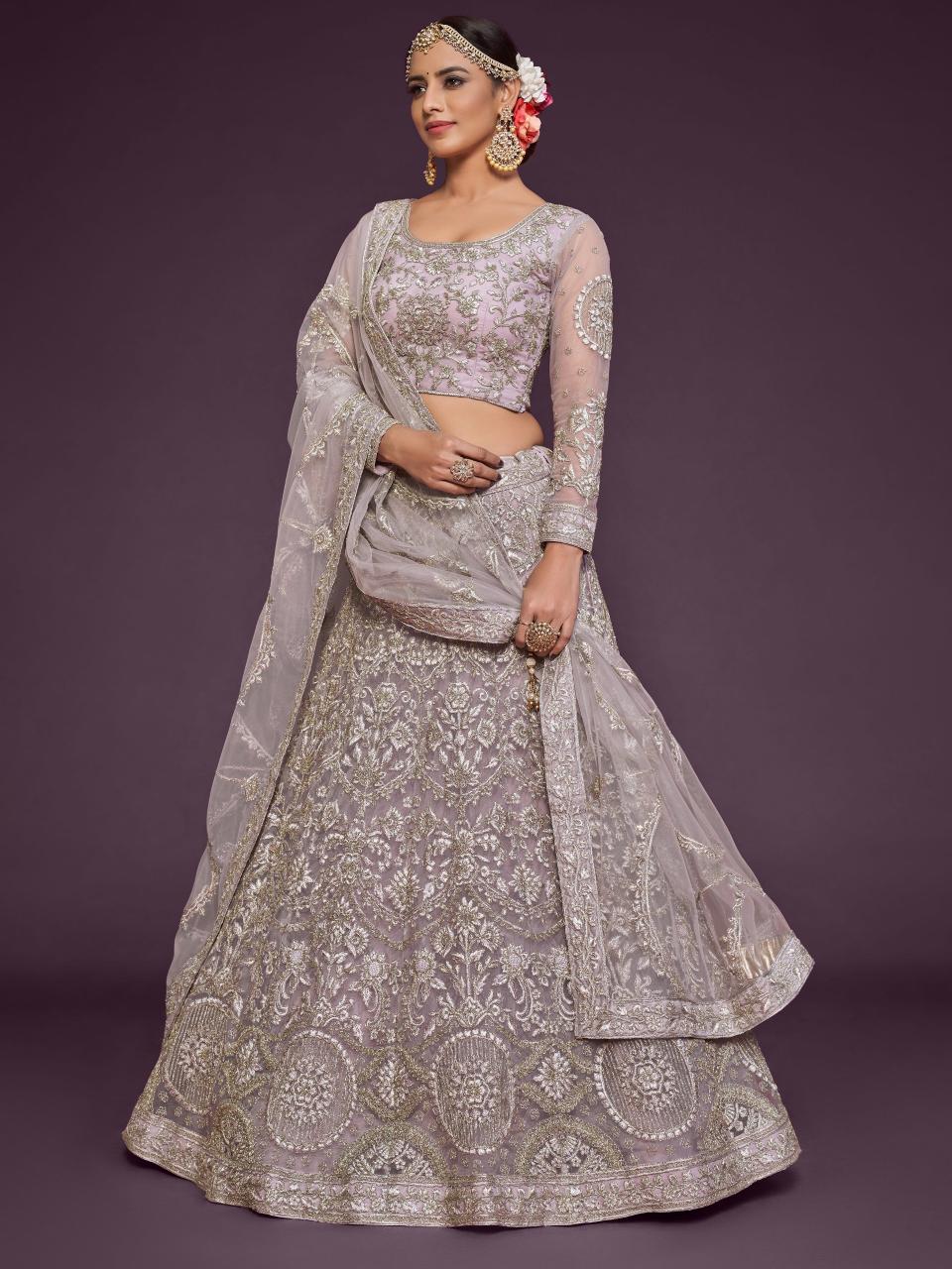 Zeel Clothing 7907 Net Party wear lehenga choli wholesale
