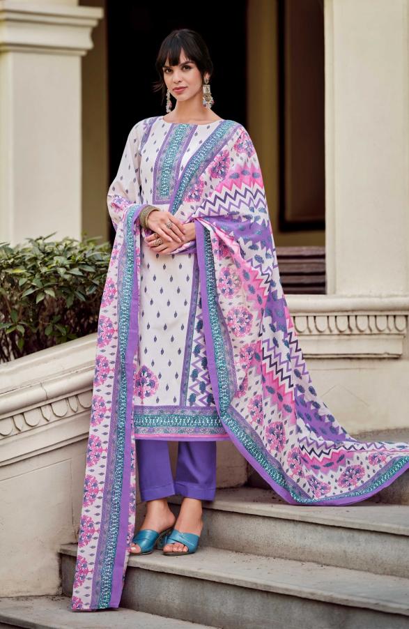 Zulfat designer suits farhana vol 9 cotton print dress material wholesale with price