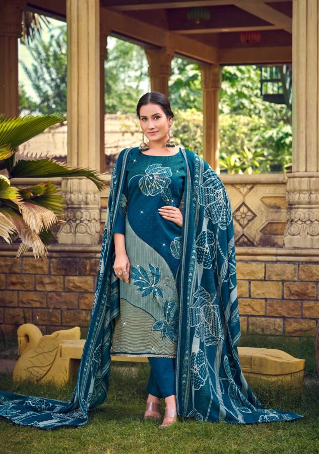 Zulfat designer suits sajni vol 7 jam cotton unstitched dress material wholesale