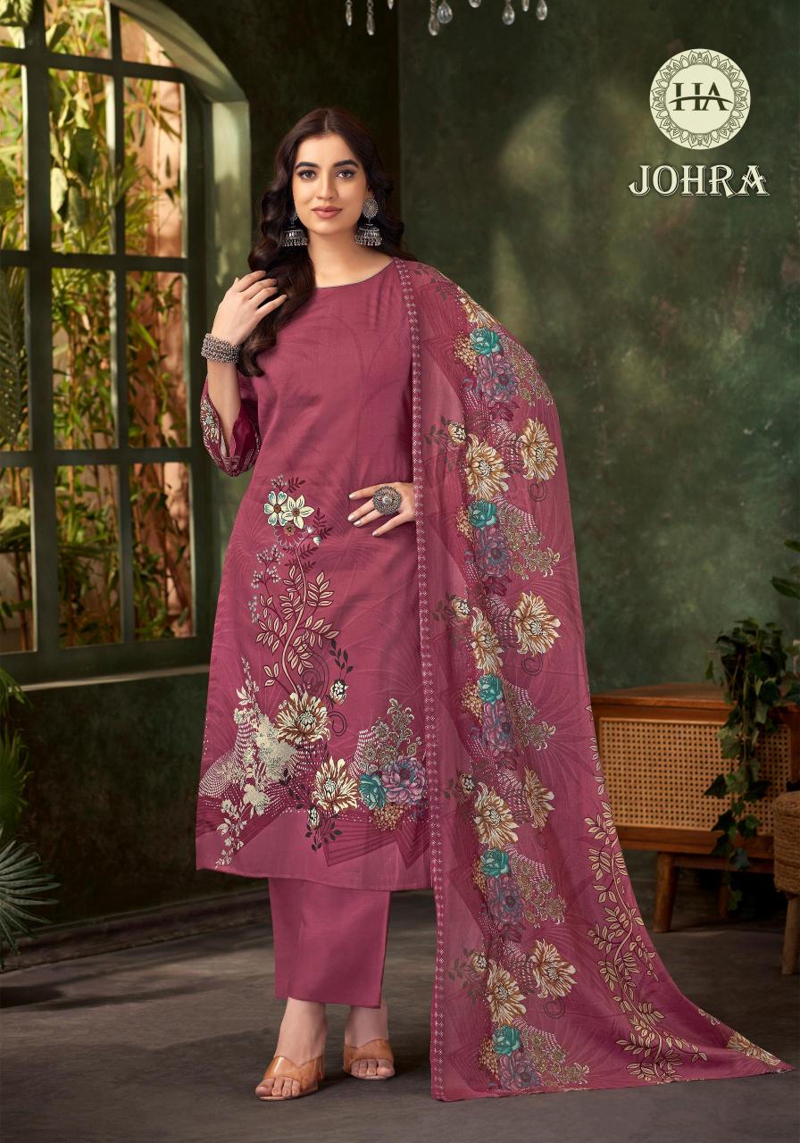Alok suit johra zam cotton fancy print indian dress materials modern