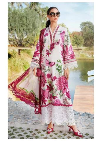 ALZOHAIB FATIMA pure cotton print indian dress material online in usa