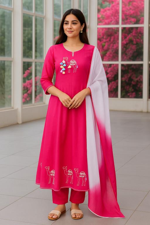Anarkali style mal cotton 3 pcs ladies branded kurtis manufacturers