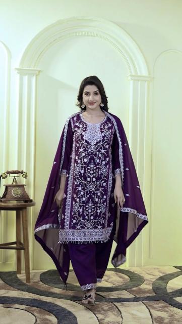 Astha star faux georgette top bottom dupatta kurtis manufacturer
