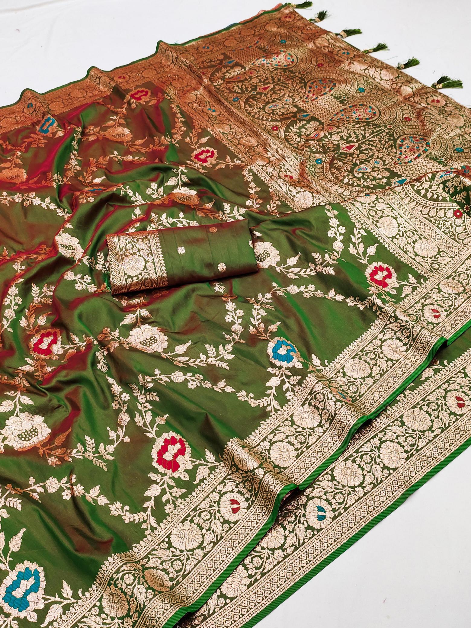 Banarasi -1 soft banarasi silk saree surat wholesale
