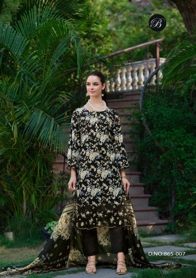 Belliza designer studio fiza cotton digital print best dress material in india